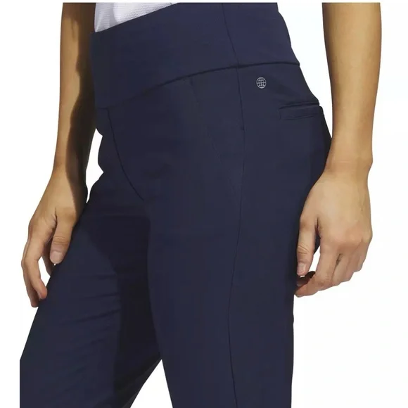 adidas Women's Dark Blue Cropped Pants Golf - Picture 6 of 7